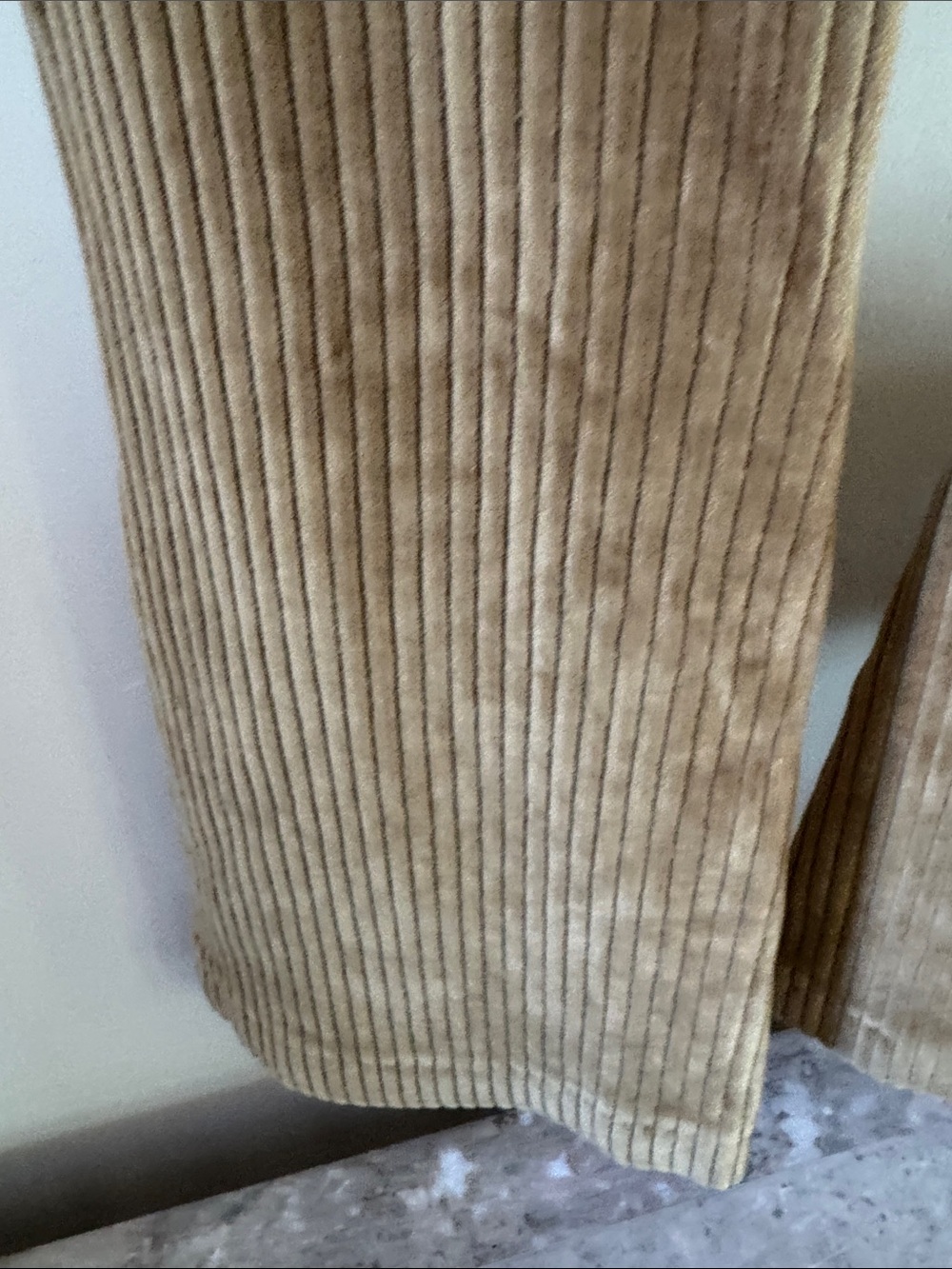 Aerie Ribbed Velour Flared Pants in Camel - Picture 7 of 9